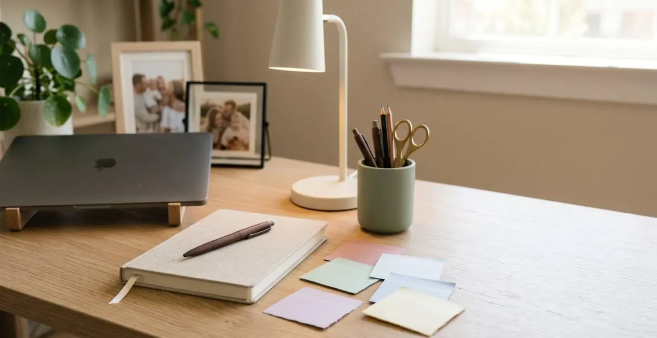 Calendrier ouvert sur un bureau avec annotations de planification de rendez-vous santé et documents de mutuelle