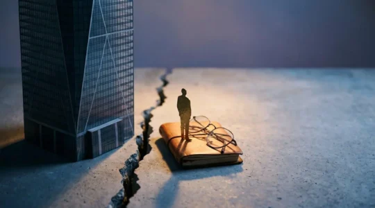 Représentation symbolique d'un assuré face à un conflit avec son assurance, illustrant le besoin d'un conseil juridique indépendant